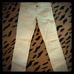 White Jeans from Hollister